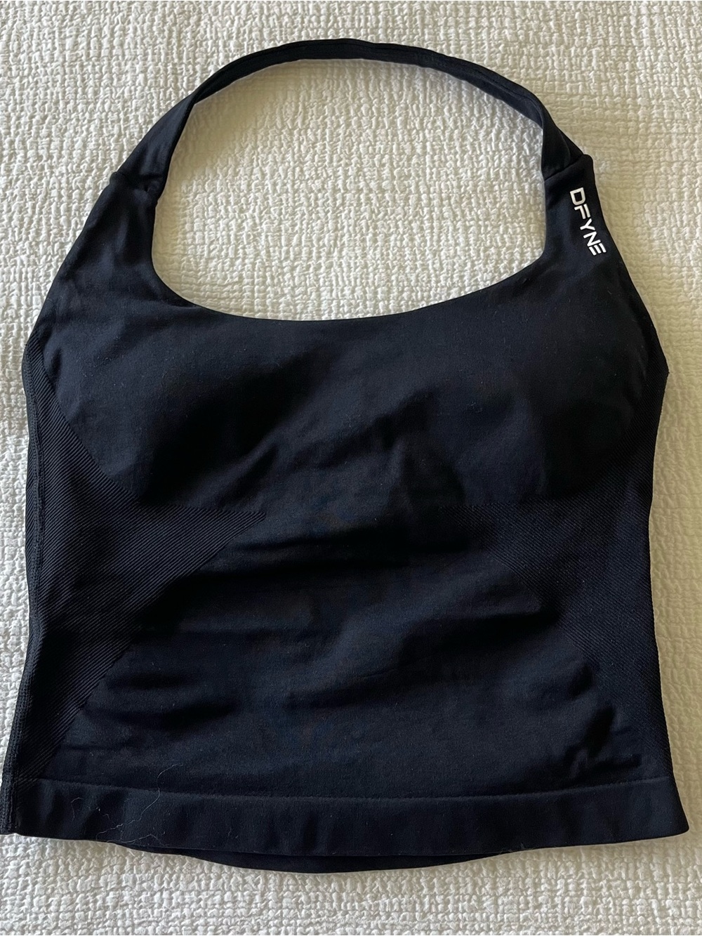 DFYNE - Impact black halter top